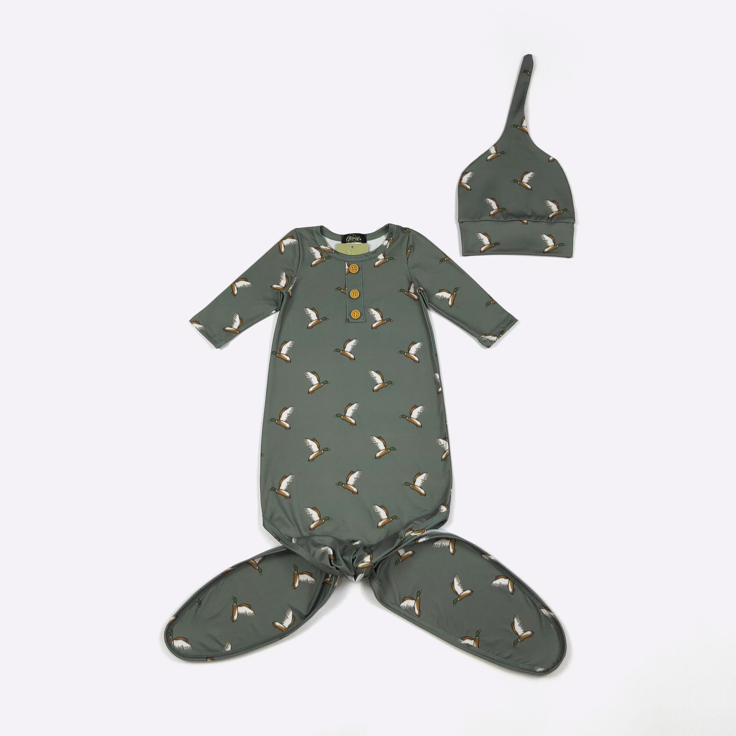 Retreat Mallard Baby Knotted Gown