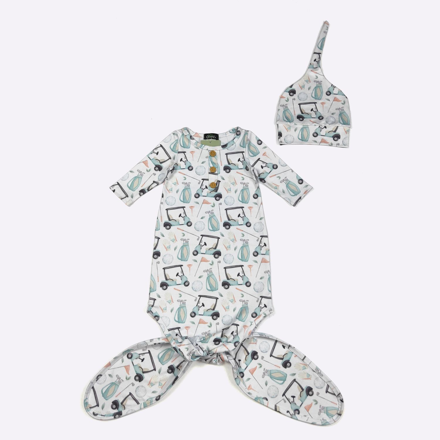 Wedge Golf Baby Knotted Gown