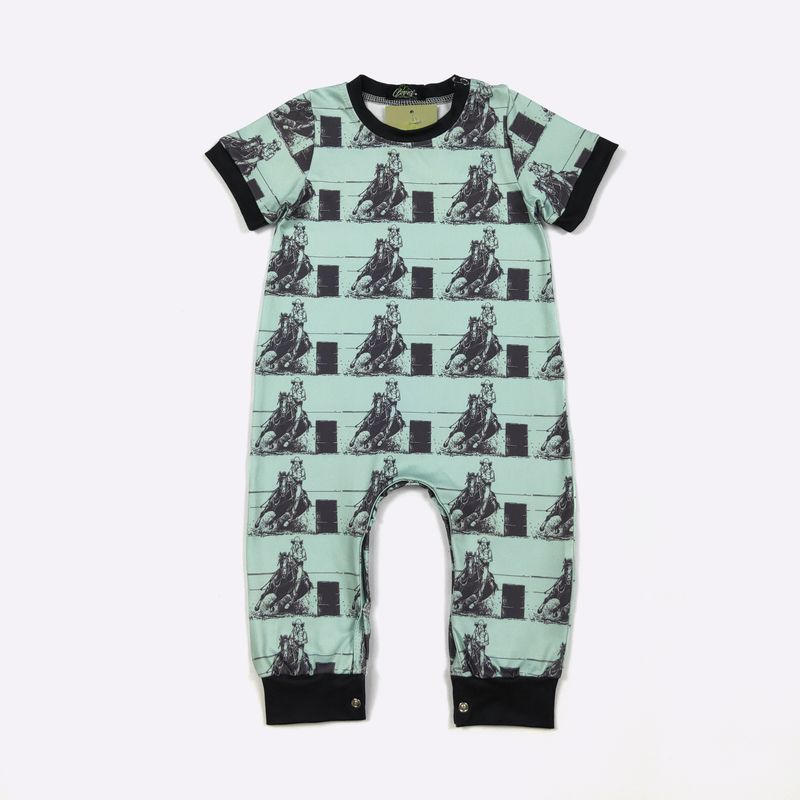 Barrel Racing Boy Romper