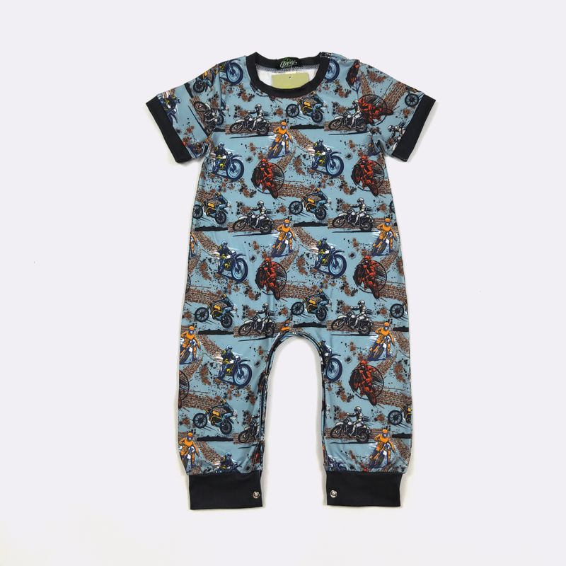 Dirt Bike Boy Romper