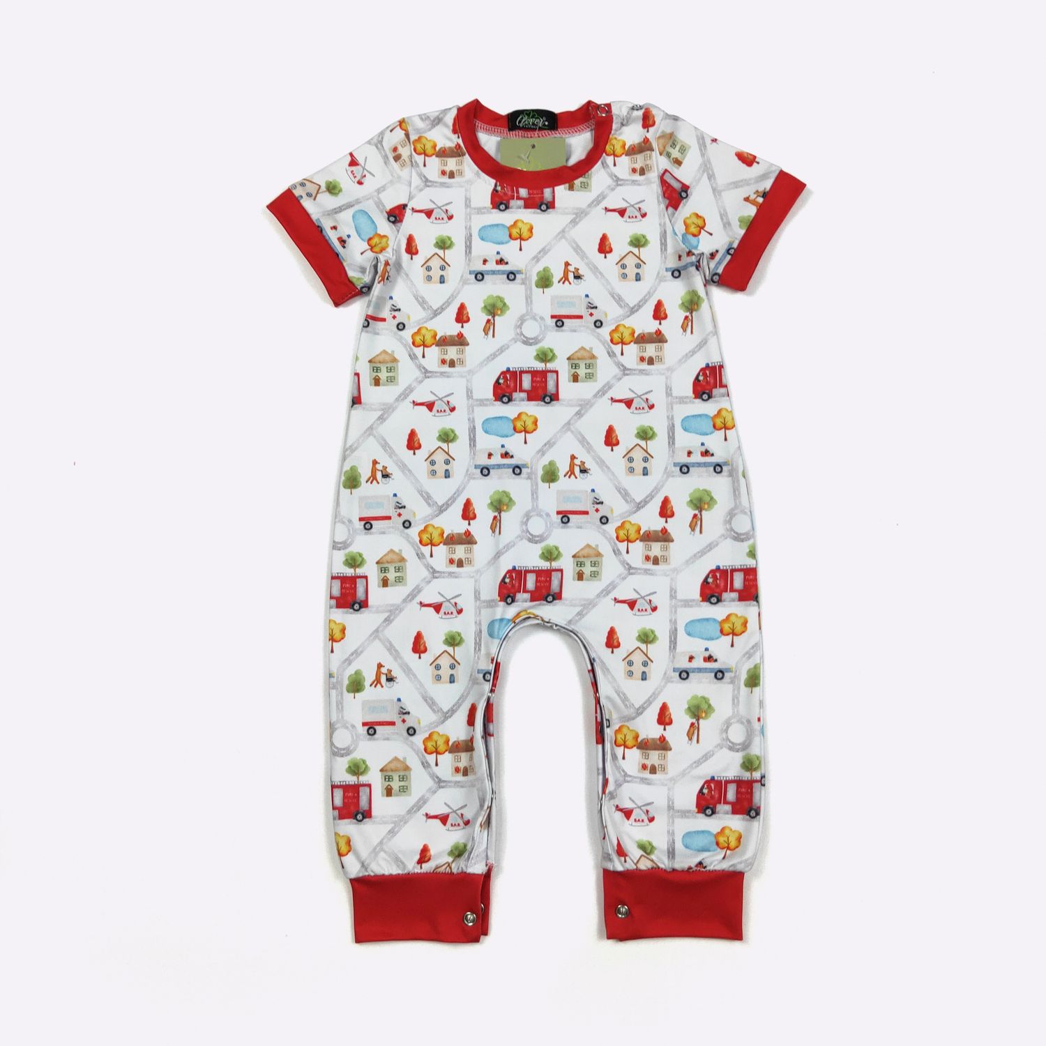 First Responders Boy Romper