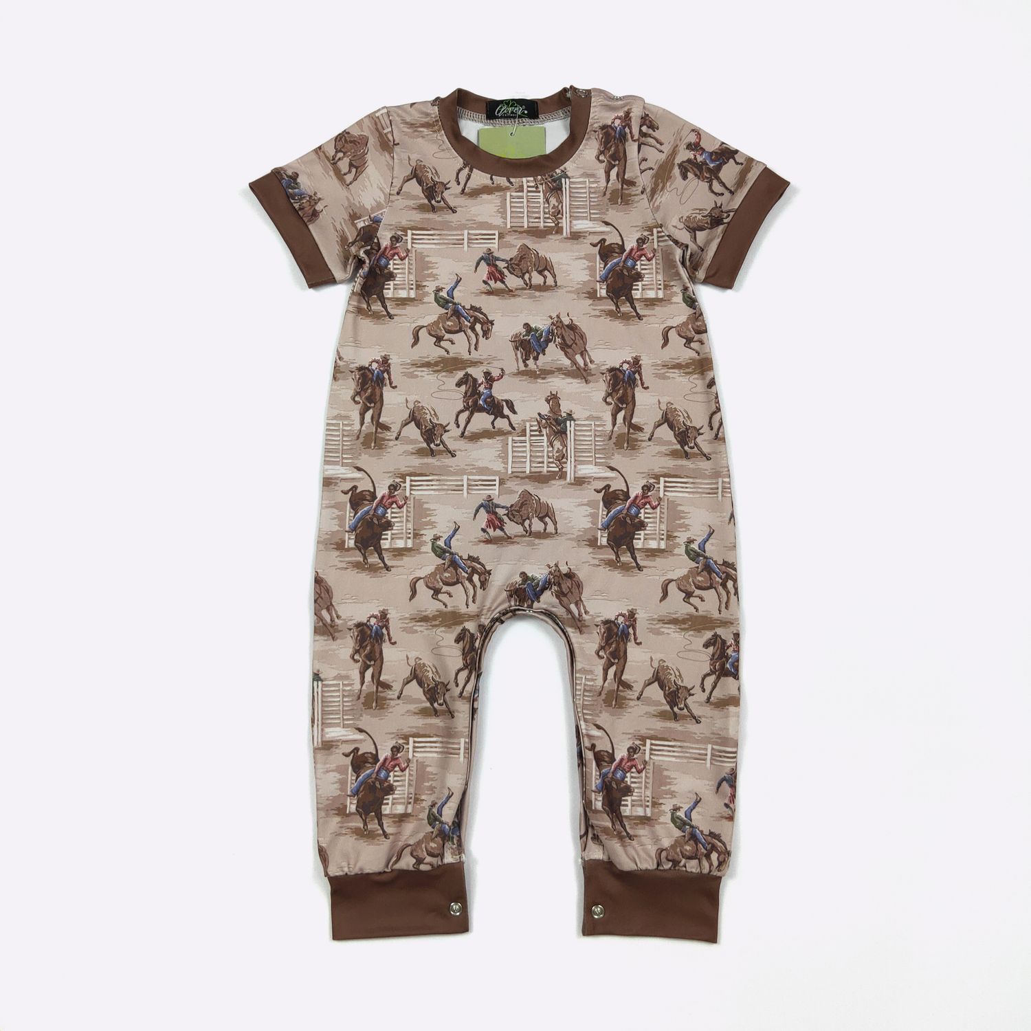 Western Ropin Boy Romper