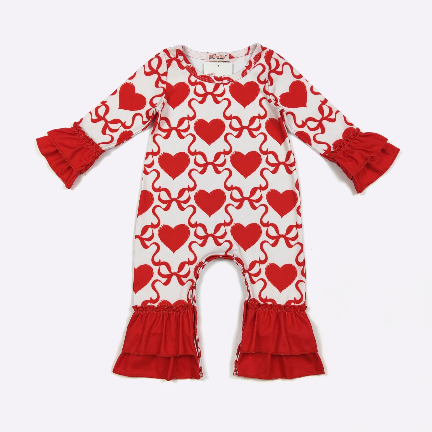Heart Strings Baby Romper
