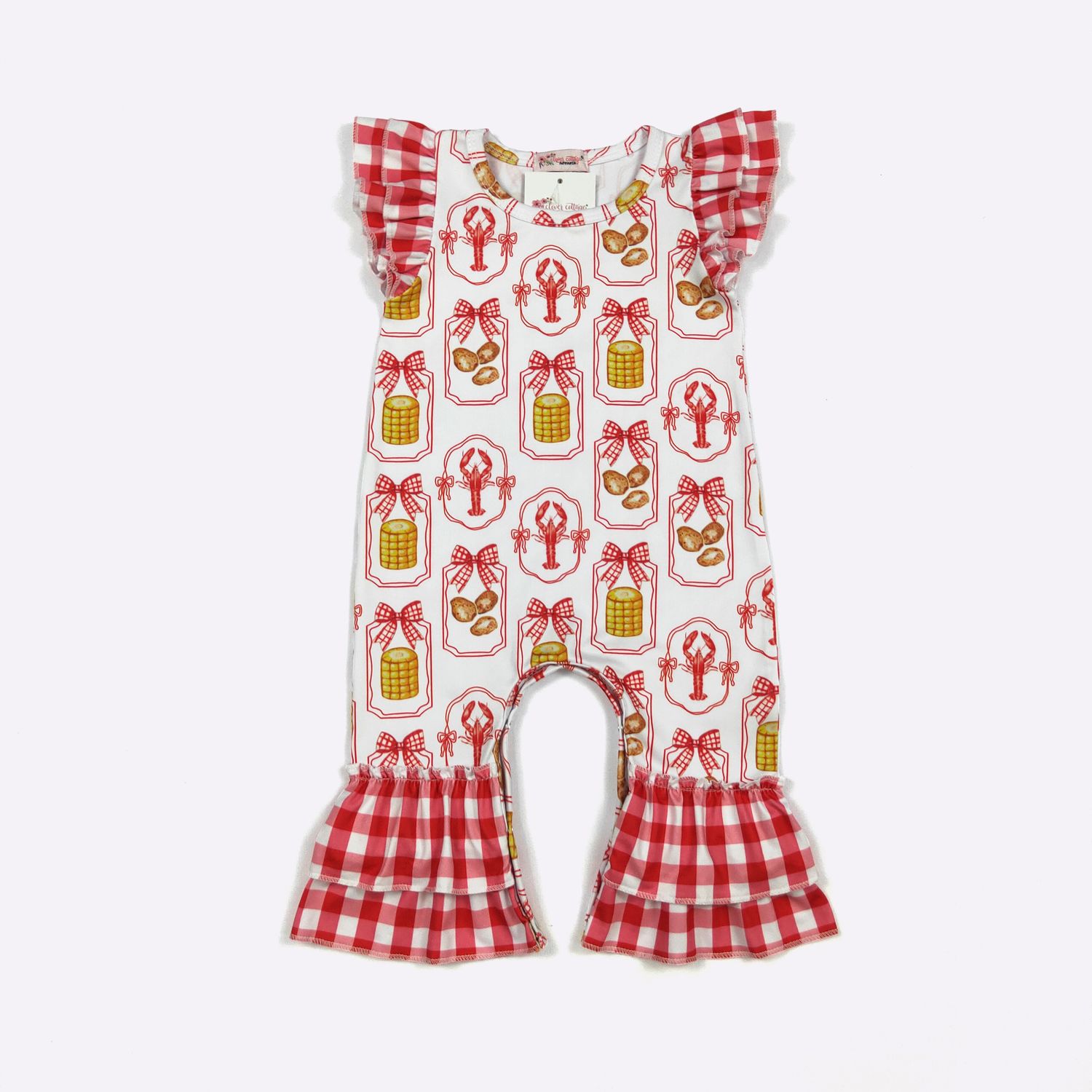 Crawfish Cutie Baby Romper