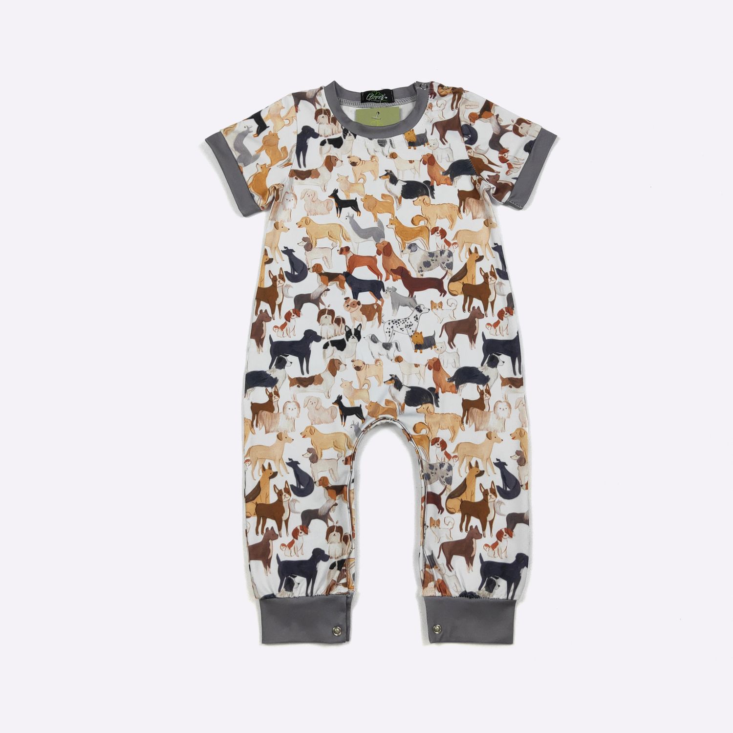 Dog Park Boy Romper