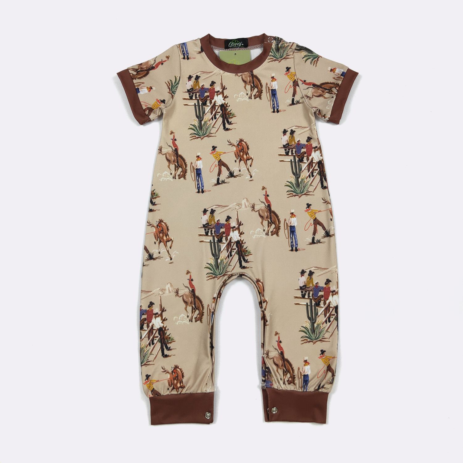 SS Dude Ranch Boy Romper