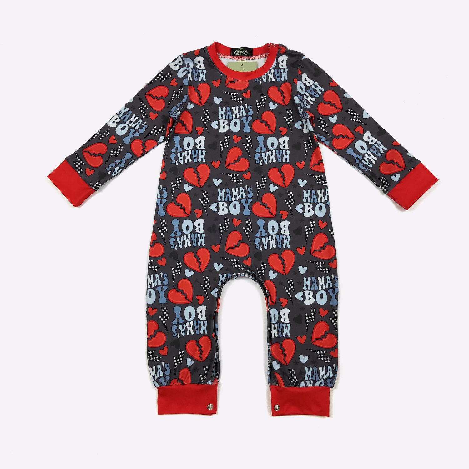 Mama's Boy Boy Romper
