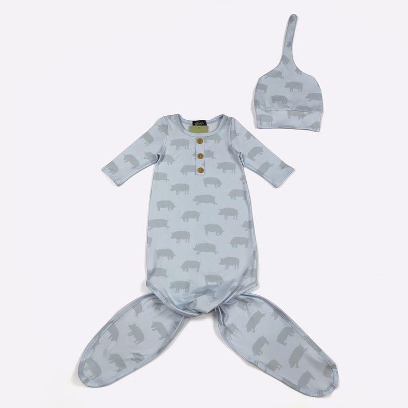 PotBelly Baby Knotted Gown