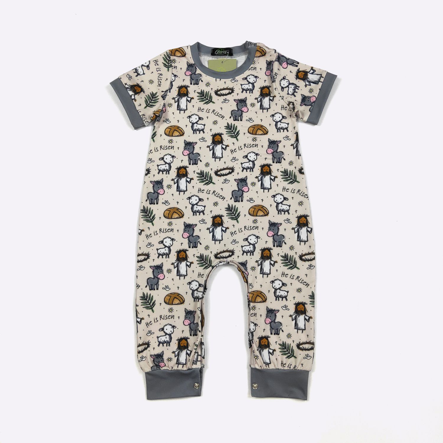 He is Risen Boy Romper