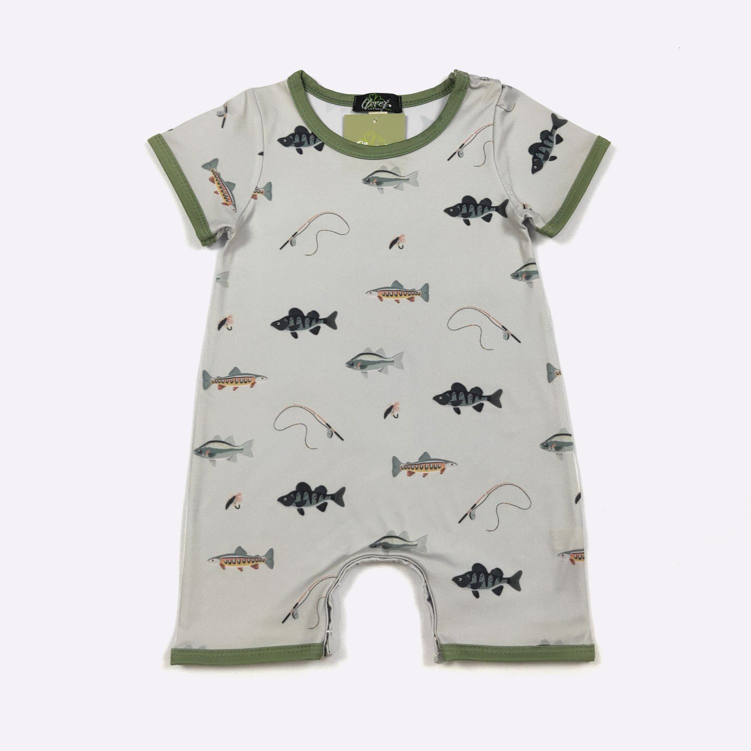 Gone Fishing Boy Romper