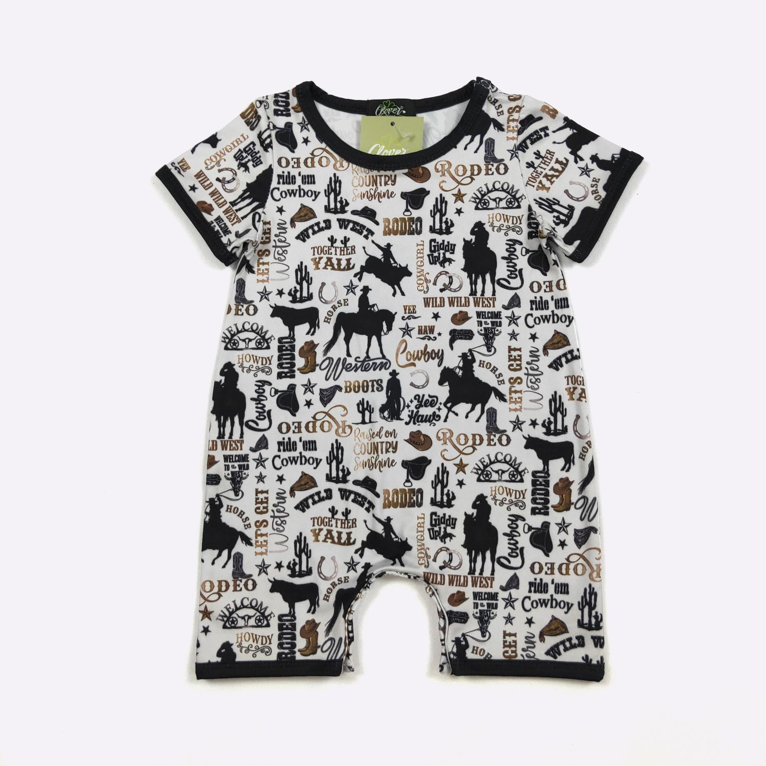 Ride'em Cowboy Boy Romper