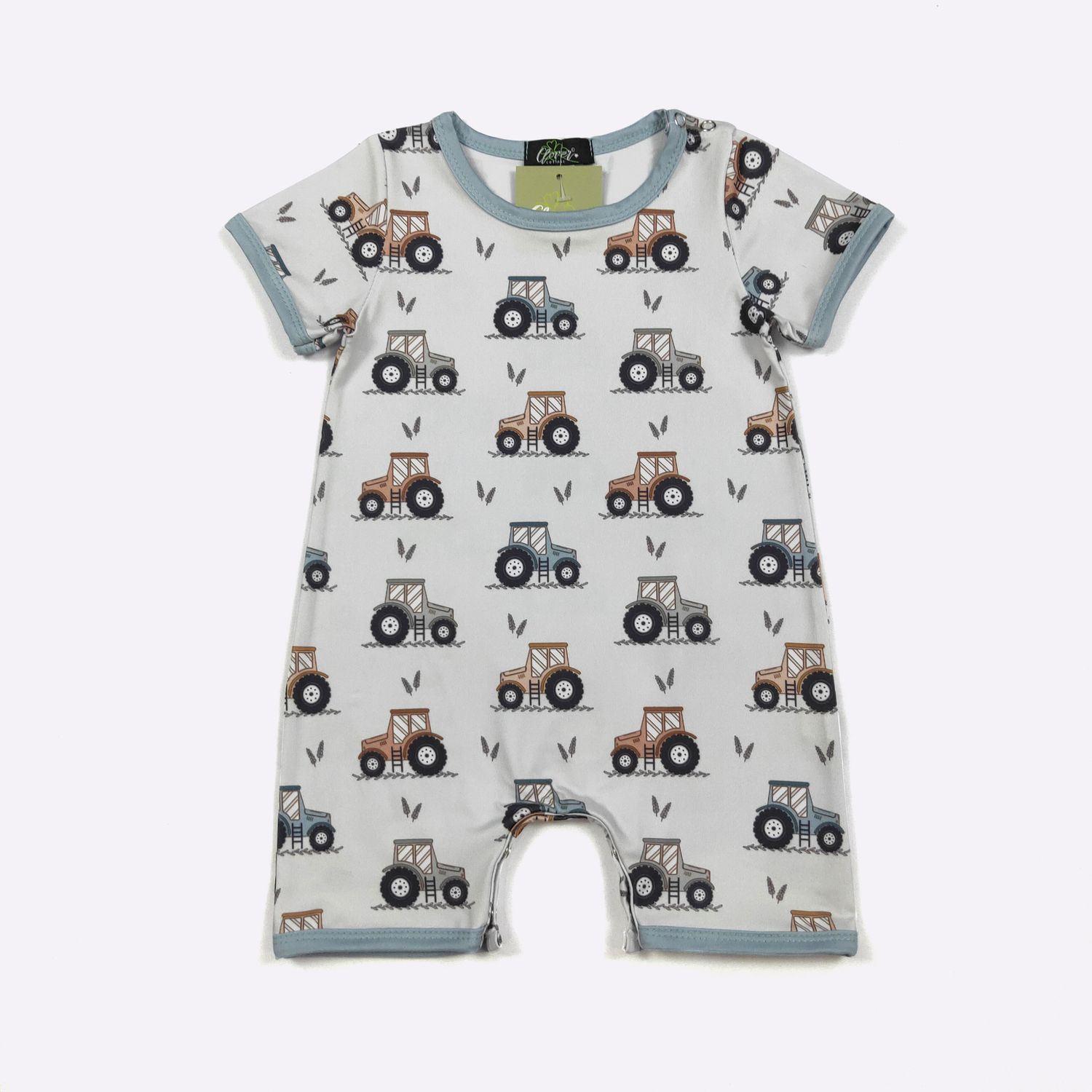 Tiny Tractor Boy Romper