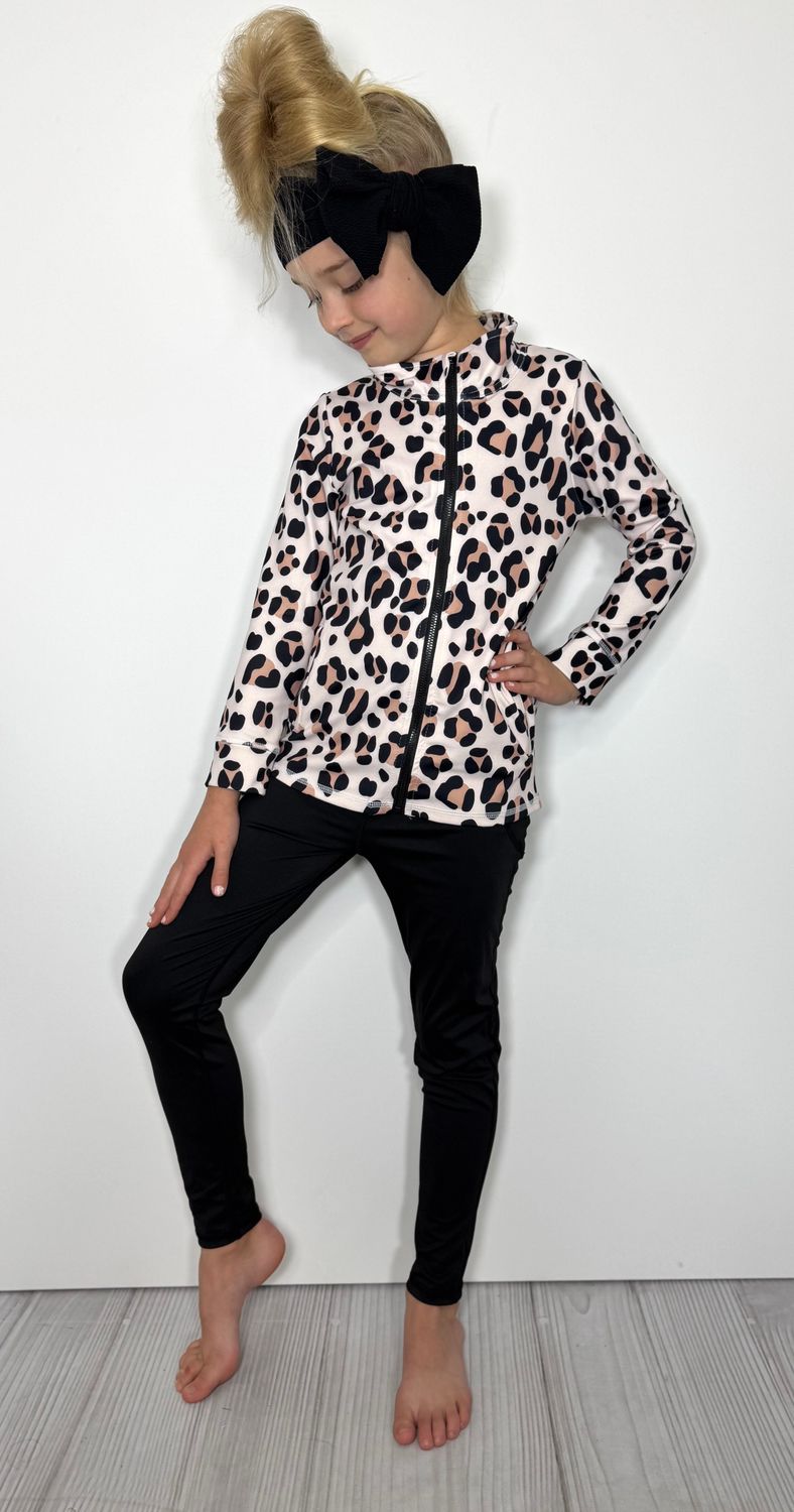 Cheetah Athletic Girls Set