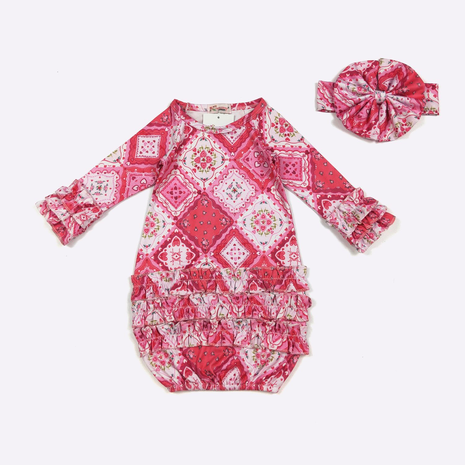 Bandana Baby Gown