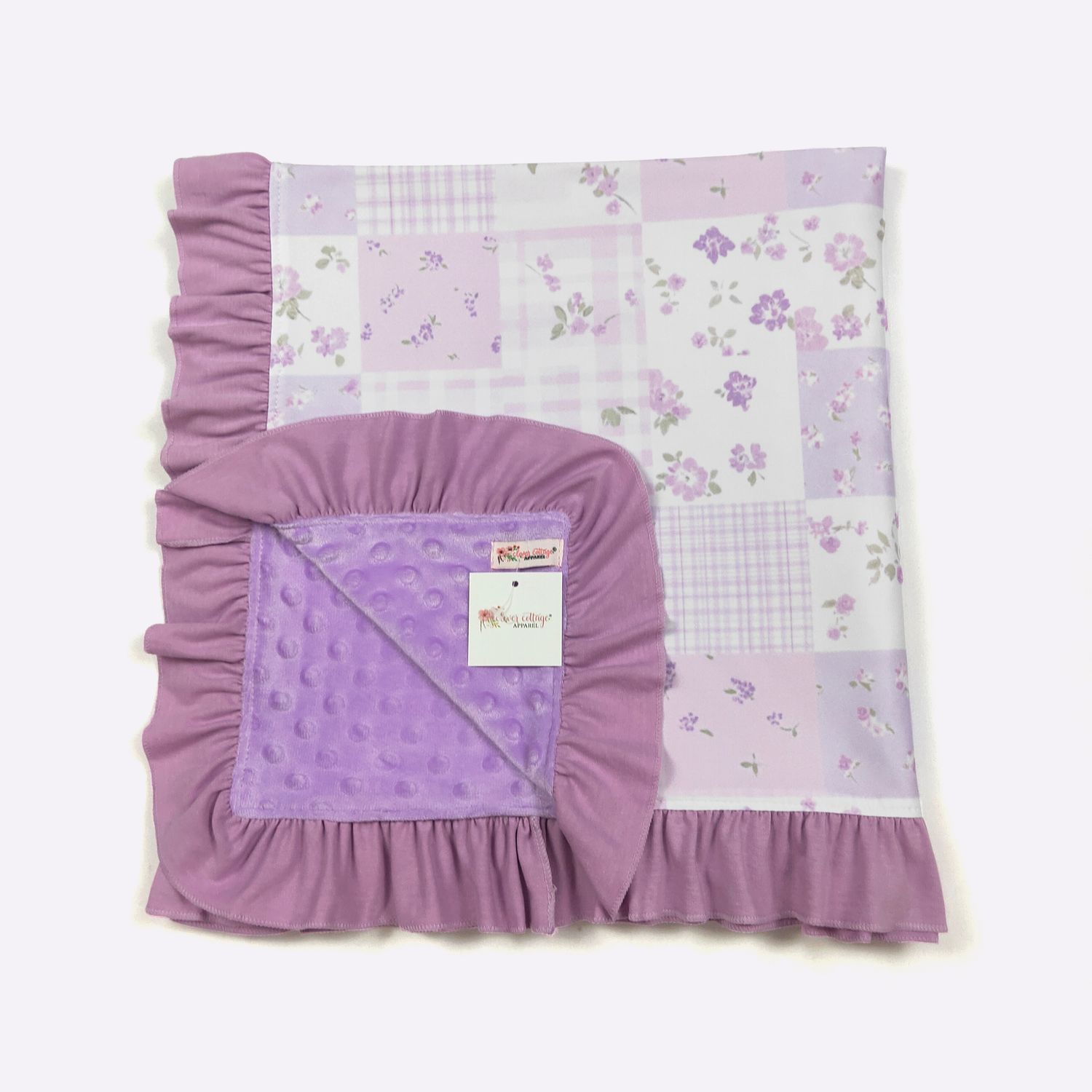 Orchid Patchwork Blanket