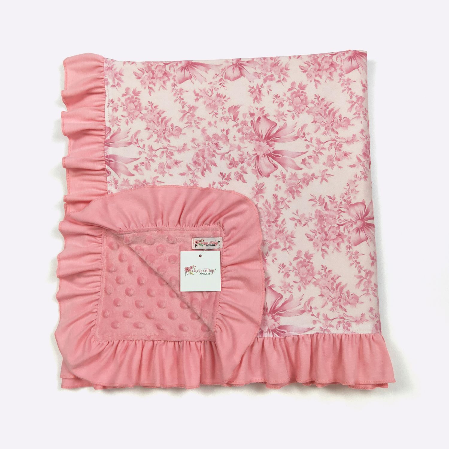 Mauve Damask Blanket
