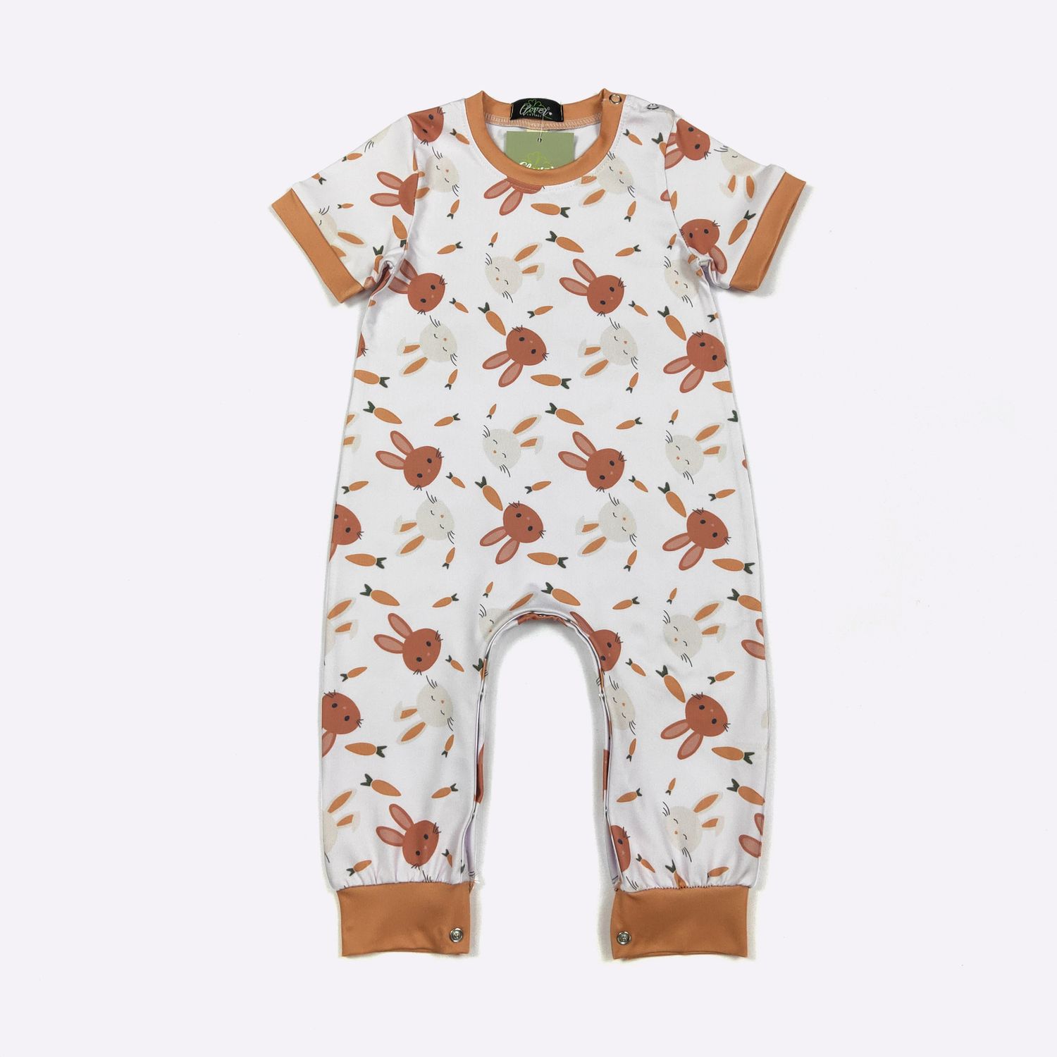 Bunny Snack Boy Romper