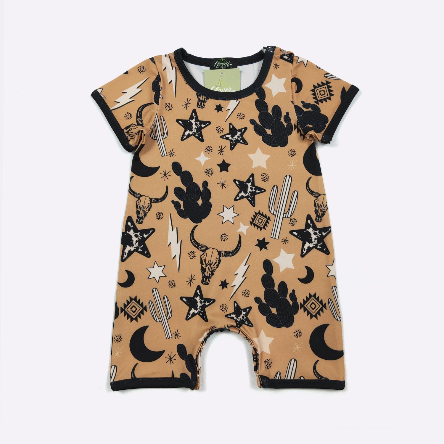 Western Noche Boy Romper
