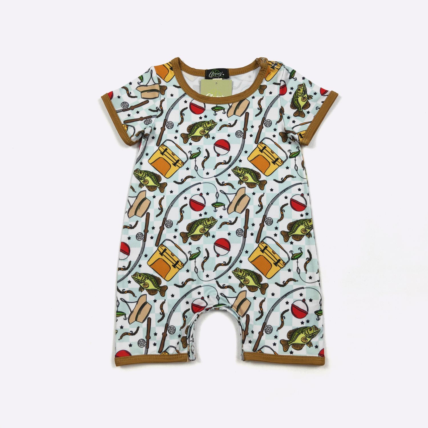 Fishing Gear Boy Romper