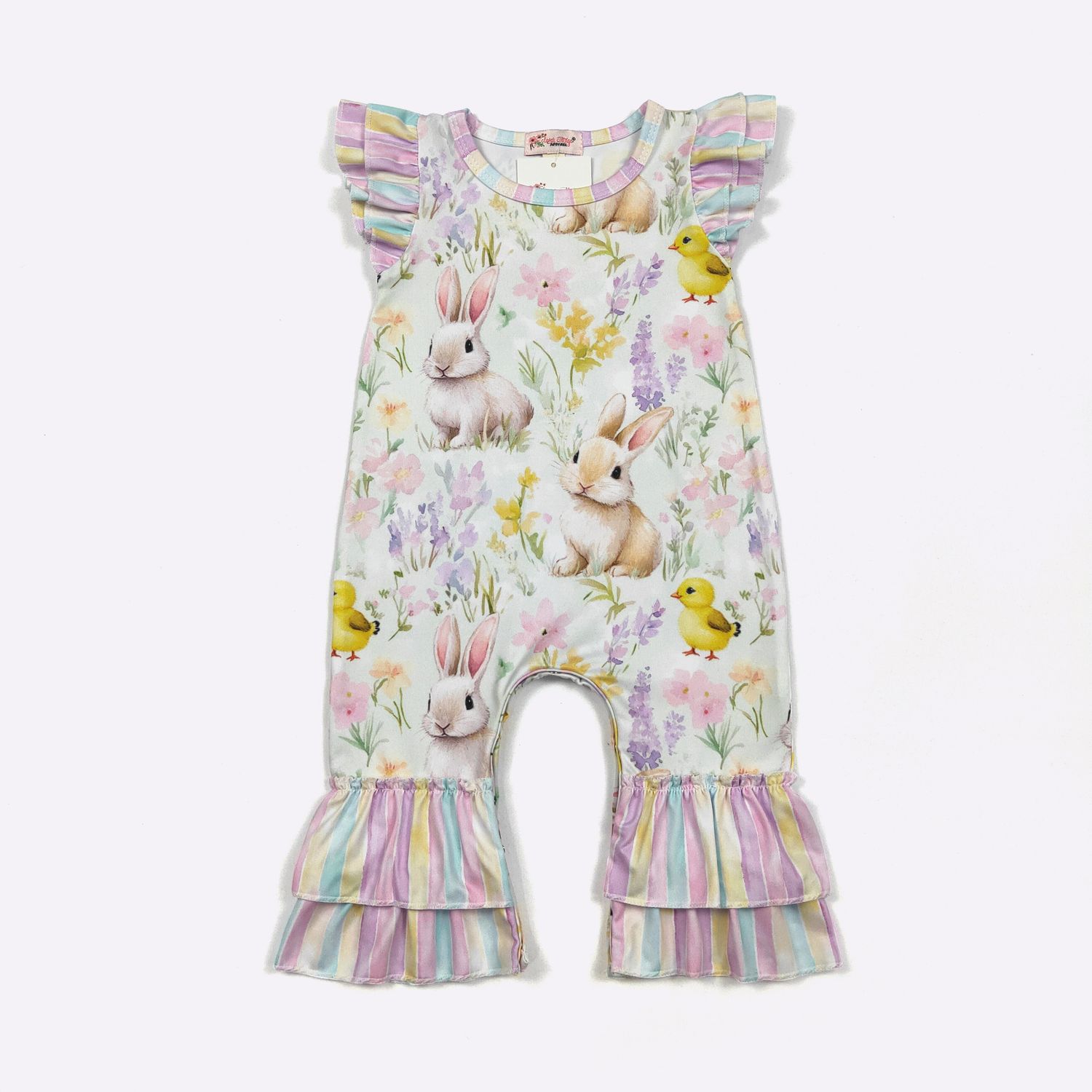 Chicklet &amp; the Hare Baby Romper