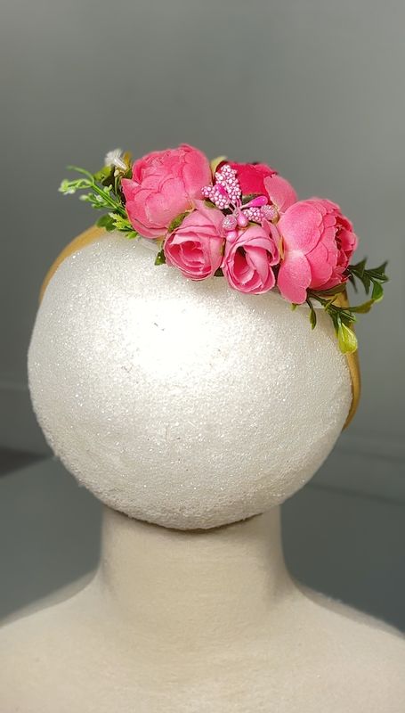 Magenta Blooms Headband