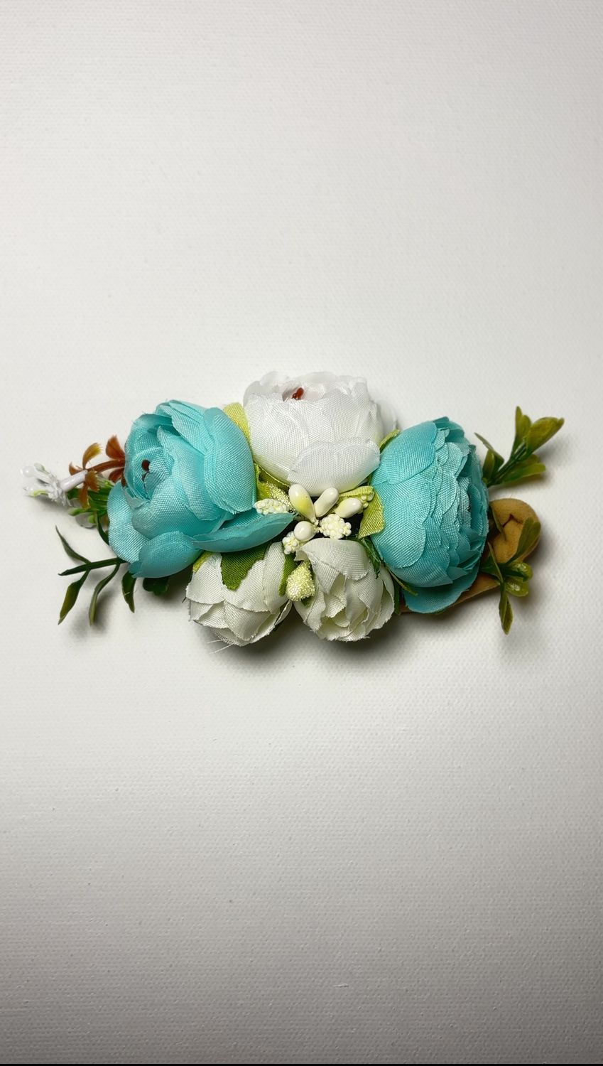 Aquamarine Blooms Headband