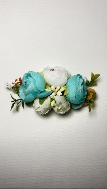 Aquamarine Blooms Headband