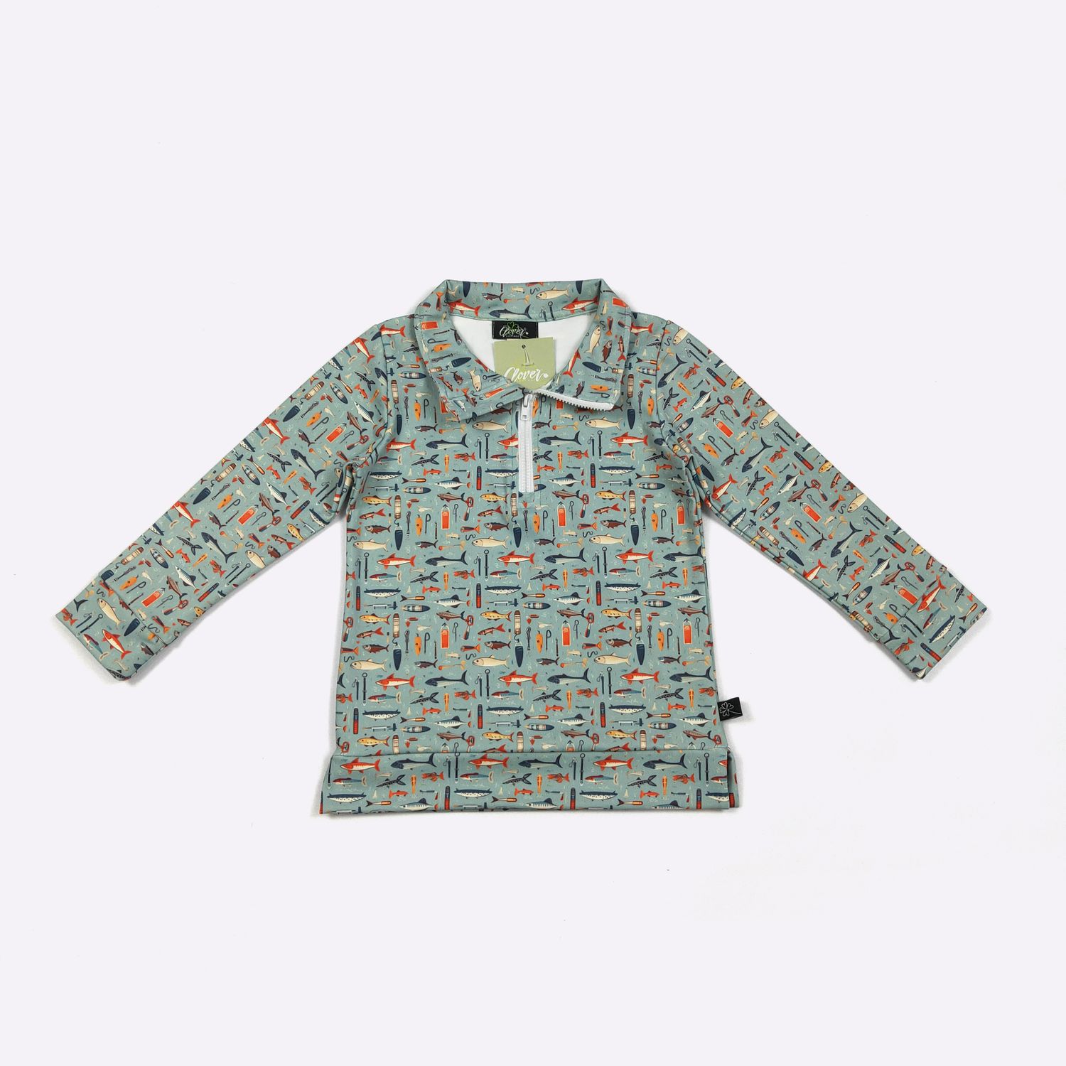 School of Fish Boy Quarter Zip