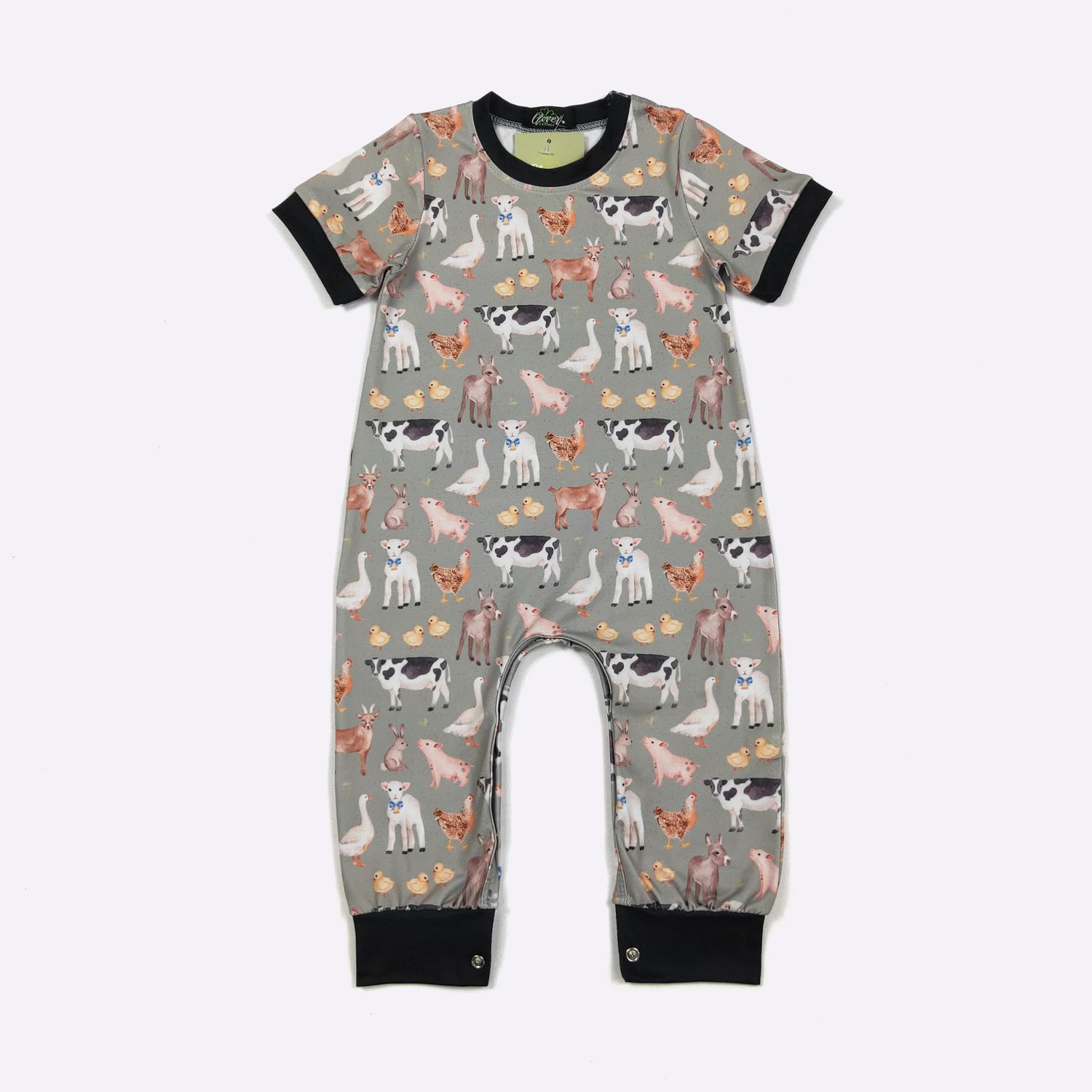 Country Critters Boy Romper