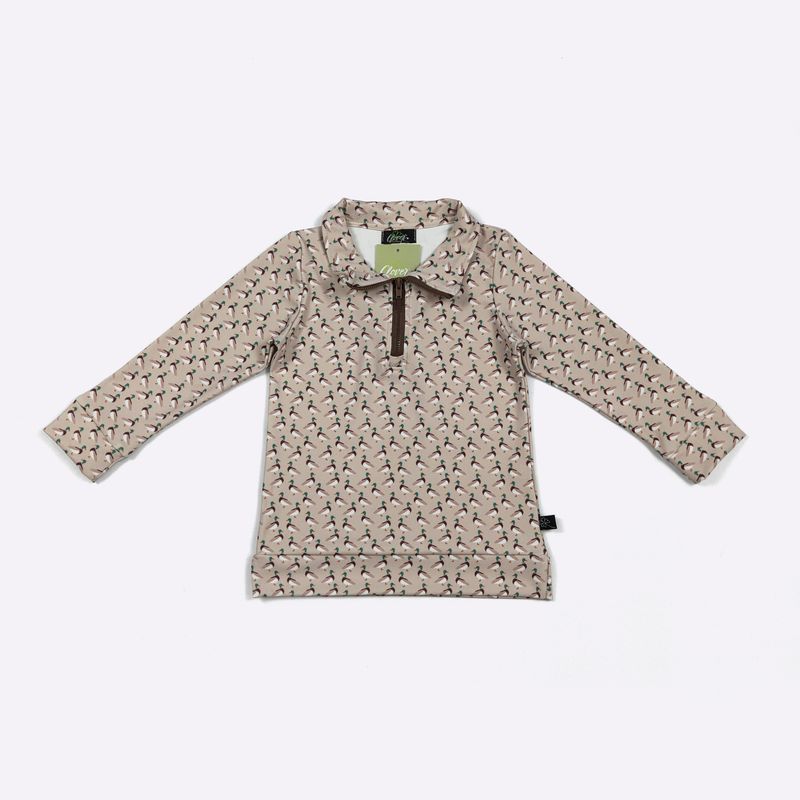 Khaki Mallard Boy Quarter Zip