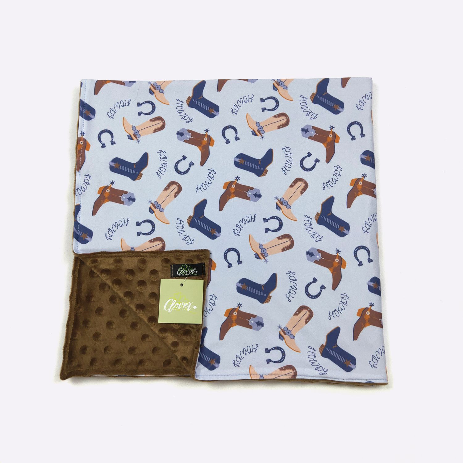 Blue Howdy Blanket
