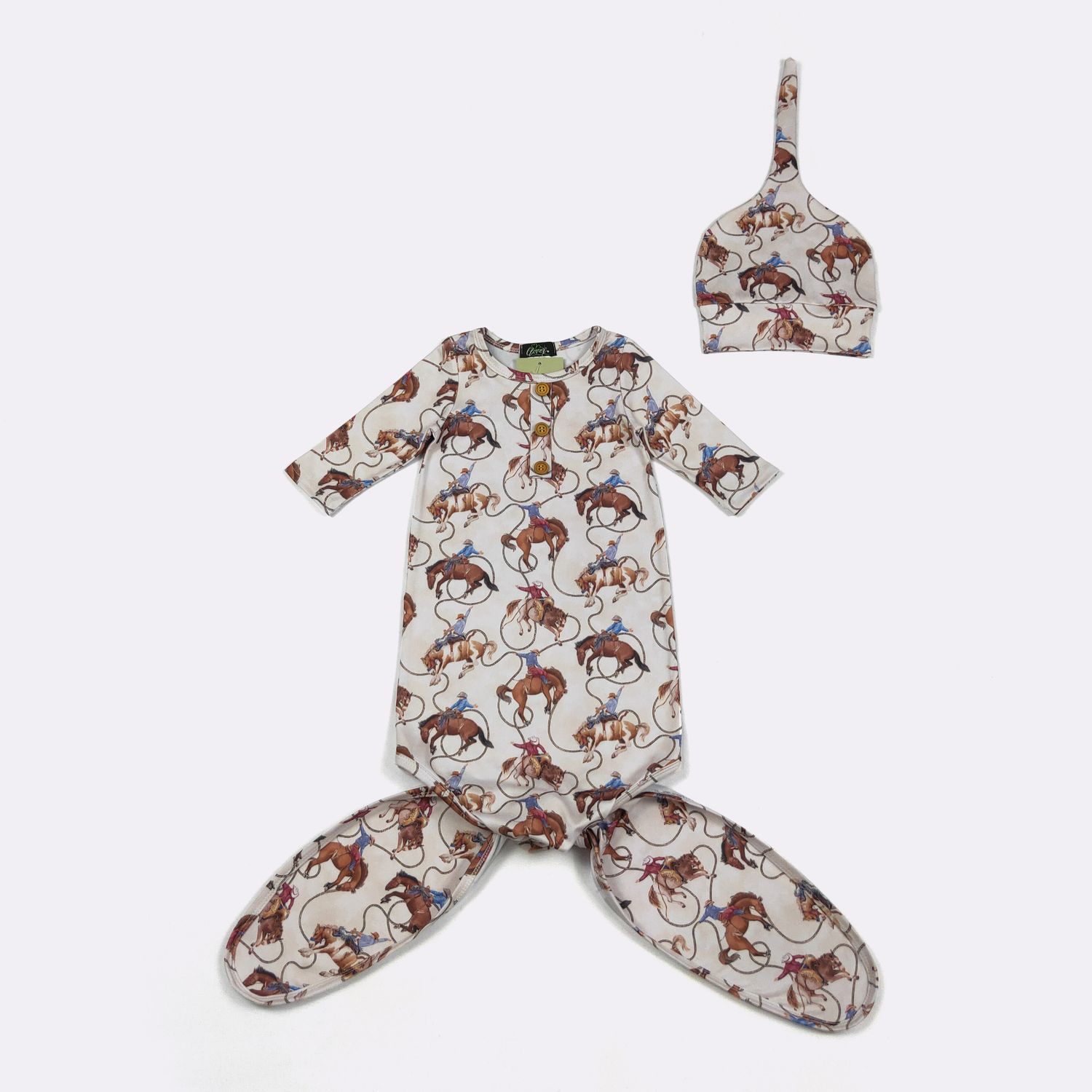 Rodeo Rider Knotted Gown