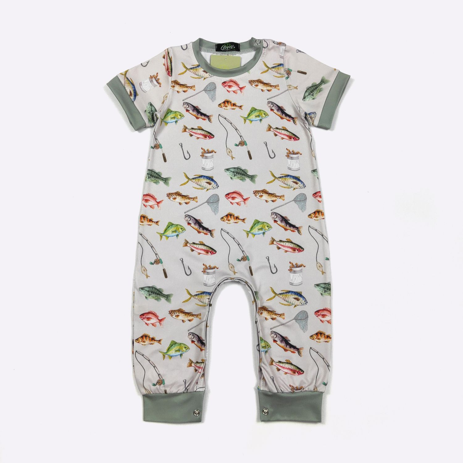 Hooked on Adventure Boy Romper