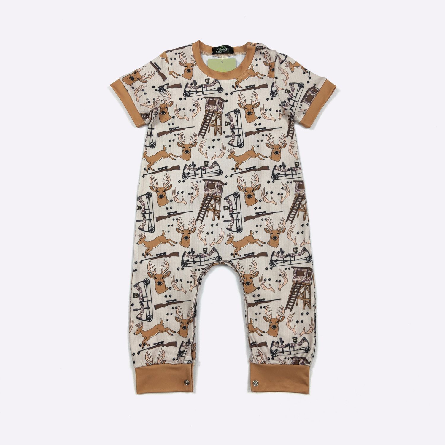 Deer Stand 2 Boy Romper