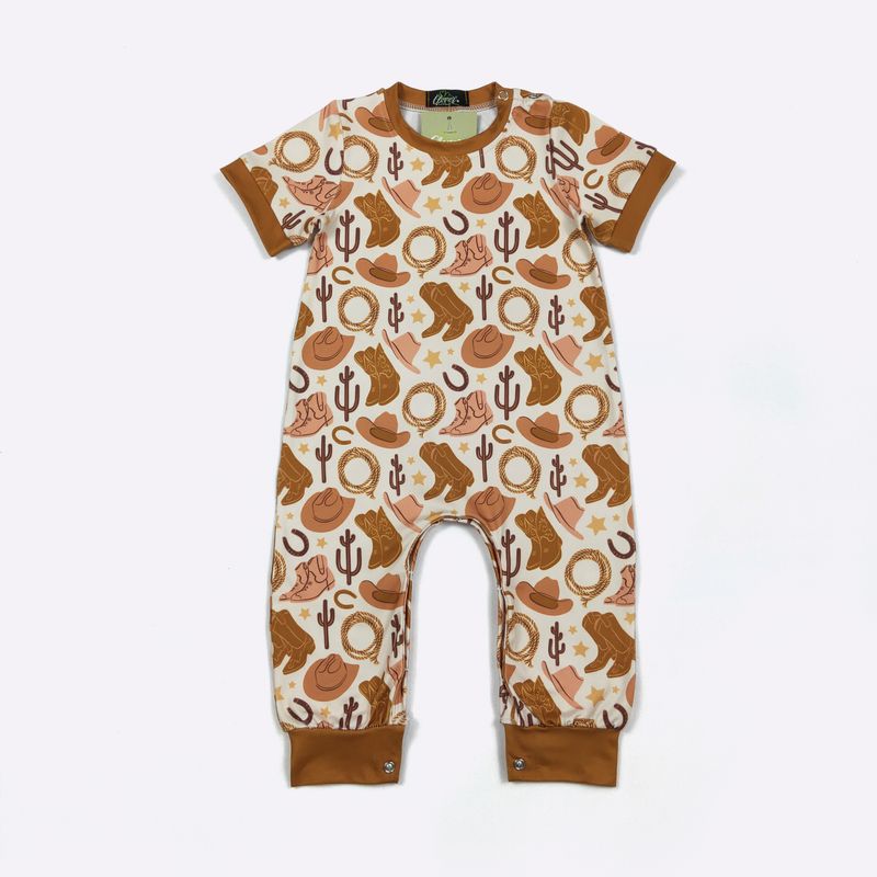 Boot Scootin' Boy Romper