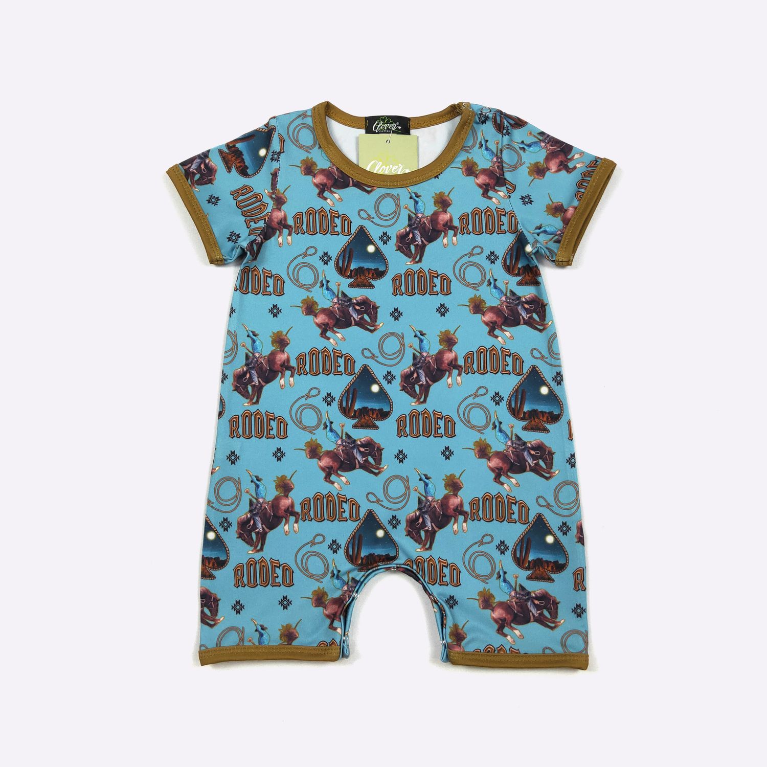 Blue Horizon Rodeo Boy Romper