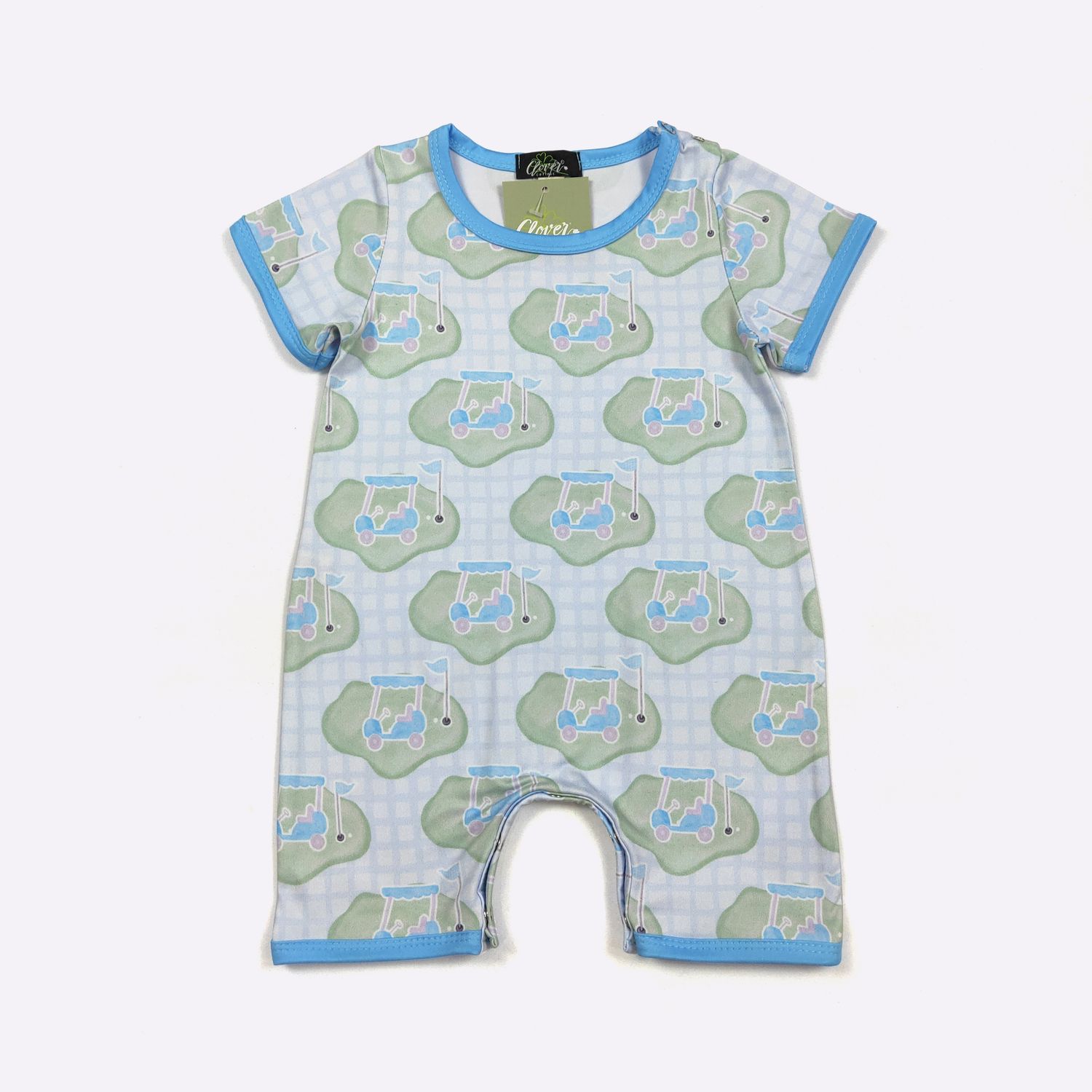 Golf Cart Boy Romper