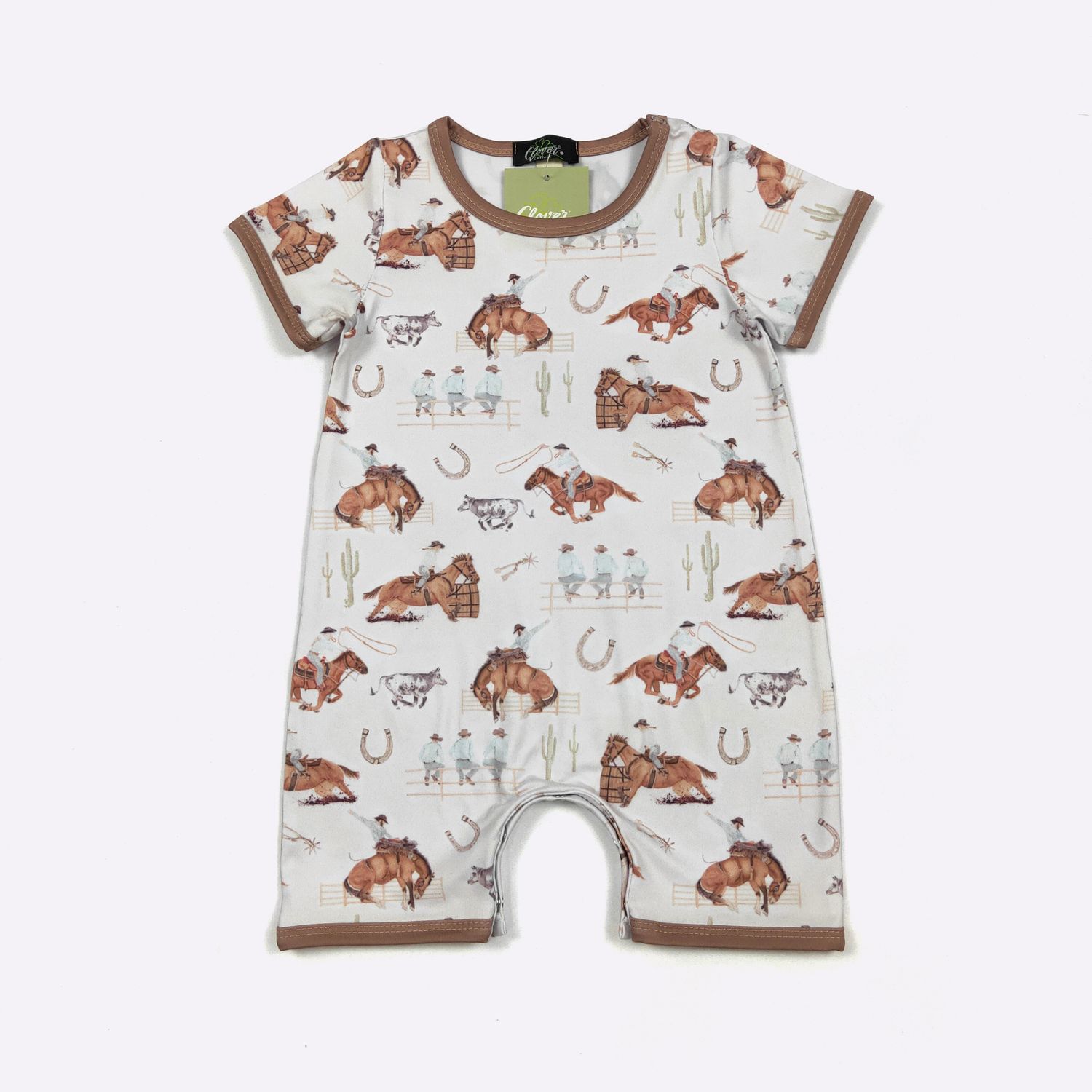Cowboy Cavalry Boy Romper
