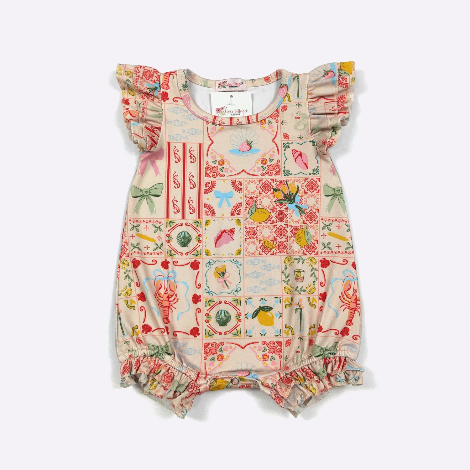 Coastal Chic Baby Romper