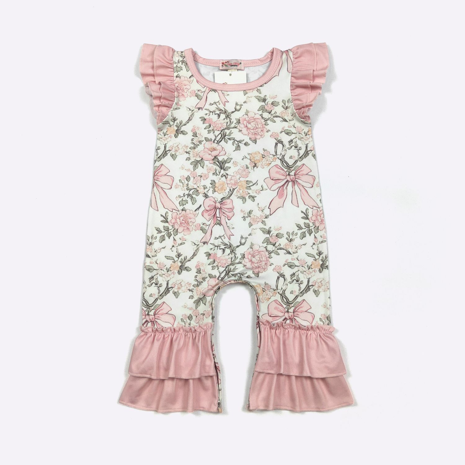 Wildflower Whimsy Baby Romper