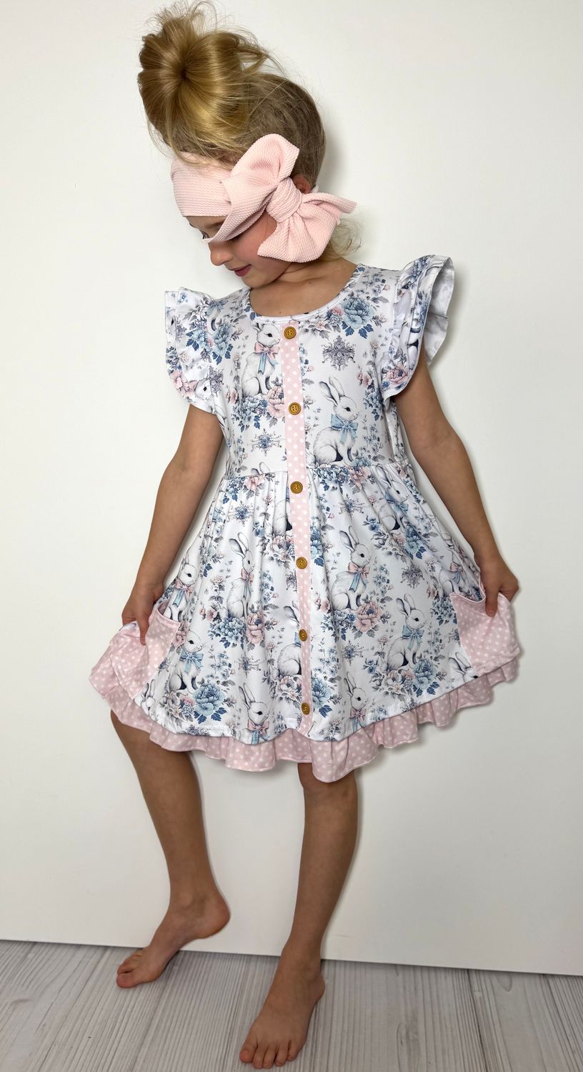 Whisper Rabbit Girls Dress