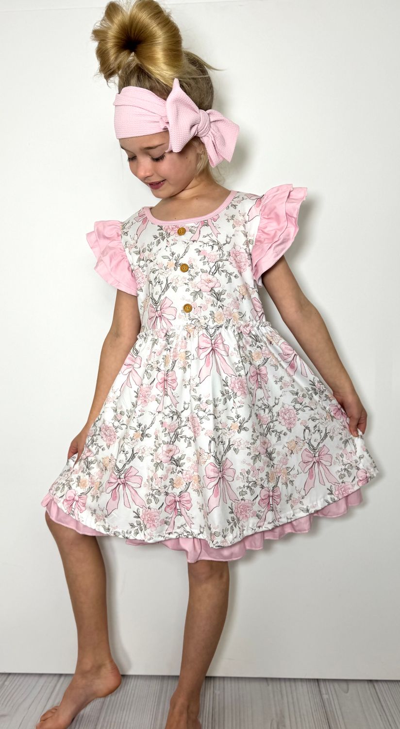 Wildflower Whimsy Girls Dress