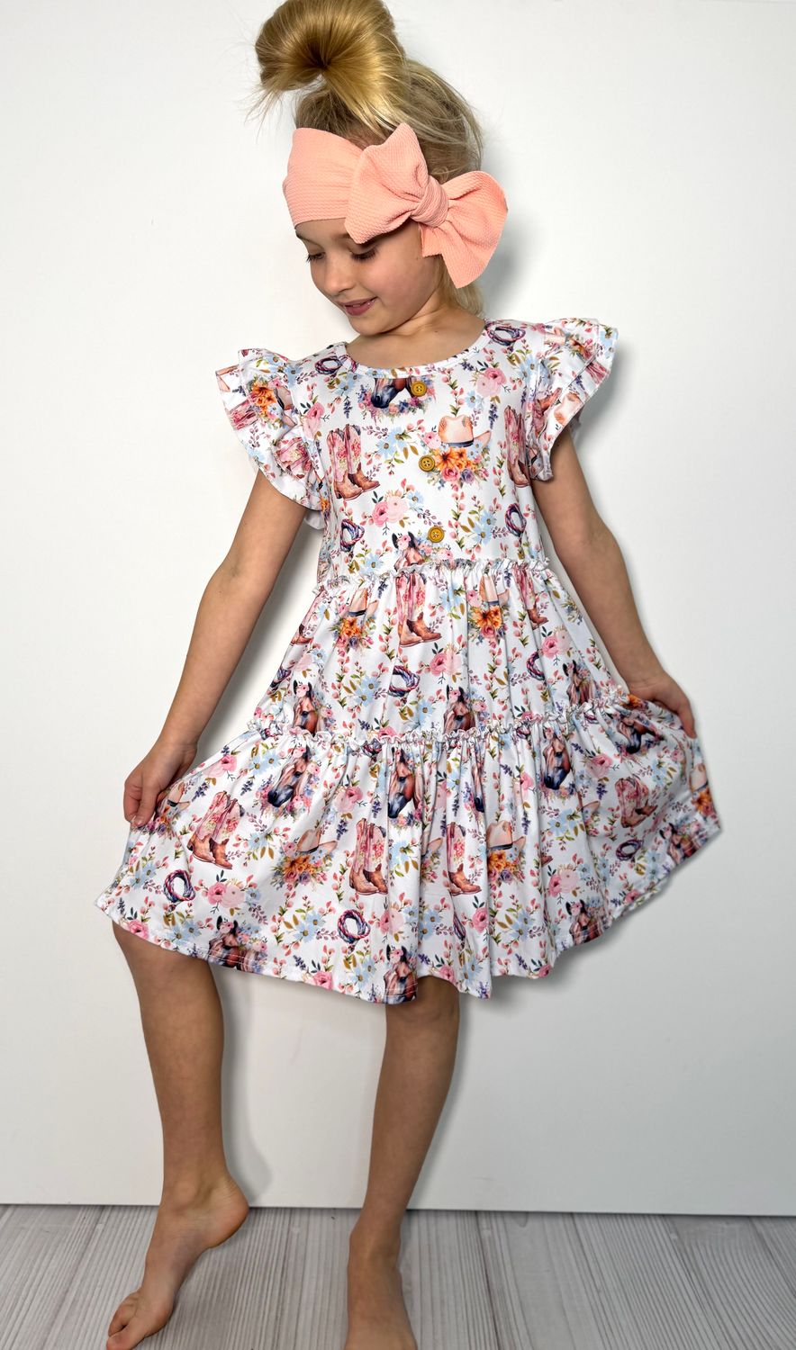 Blooming Ranch Girls Dress
