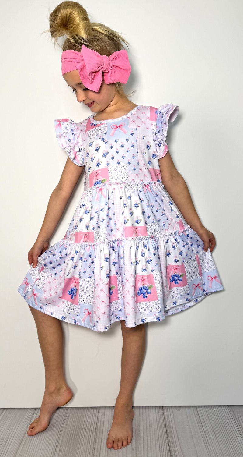 Blueberry Patch Girls Dress