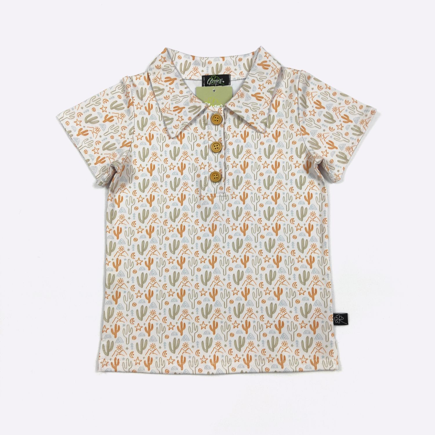Cactus Cove Boy Collar Shirt