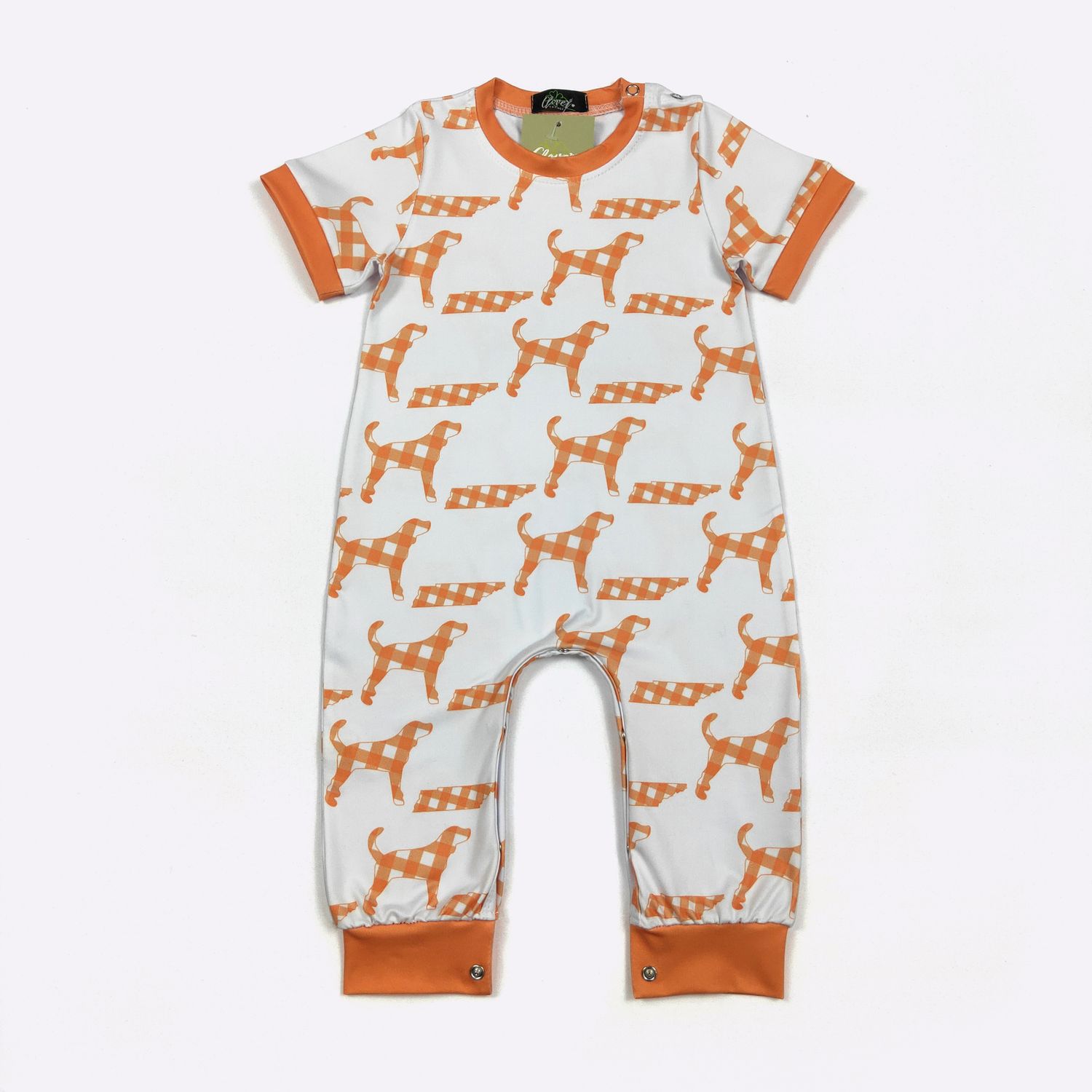 Checkered TN Boy Romper