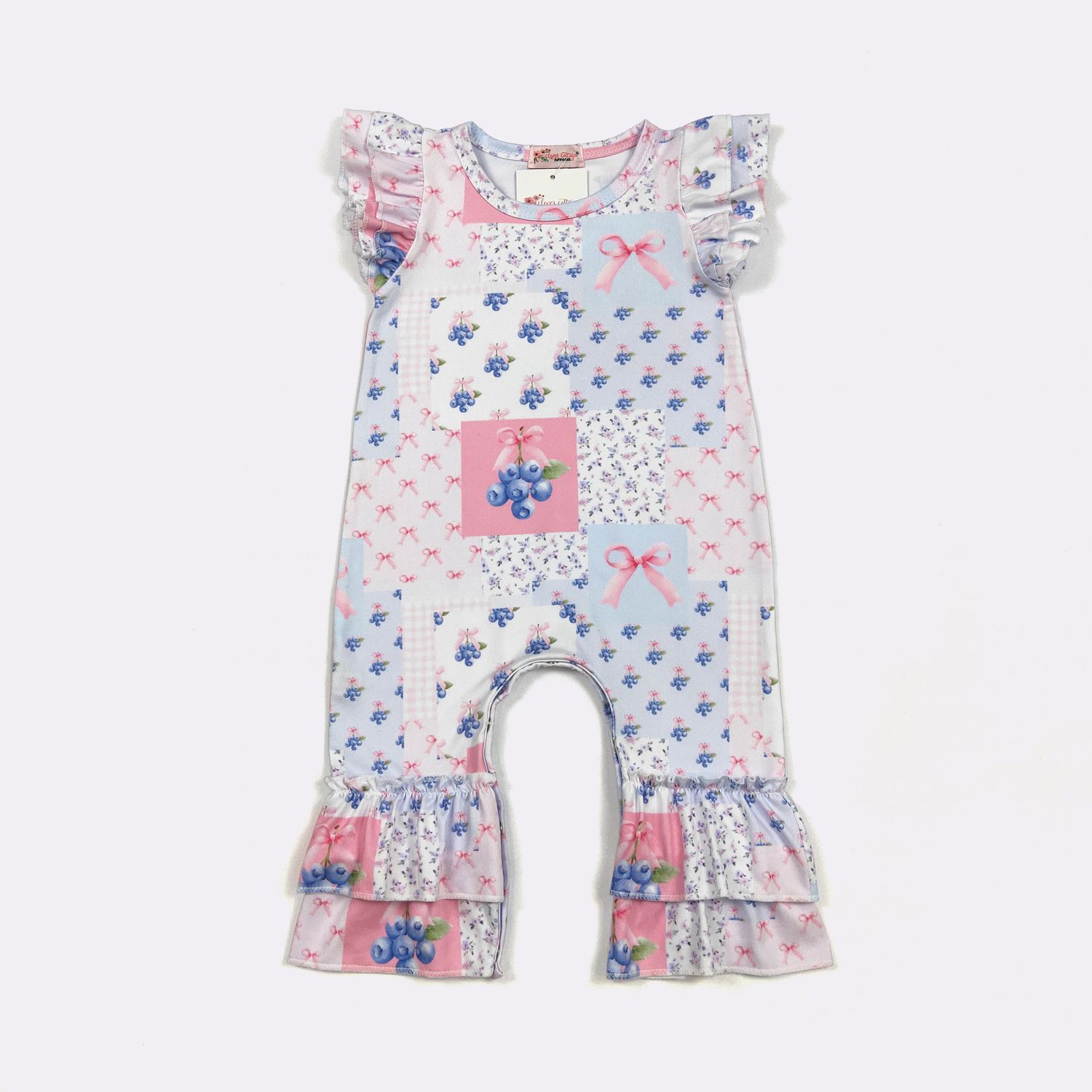 Blueberry Patch Baby Romper