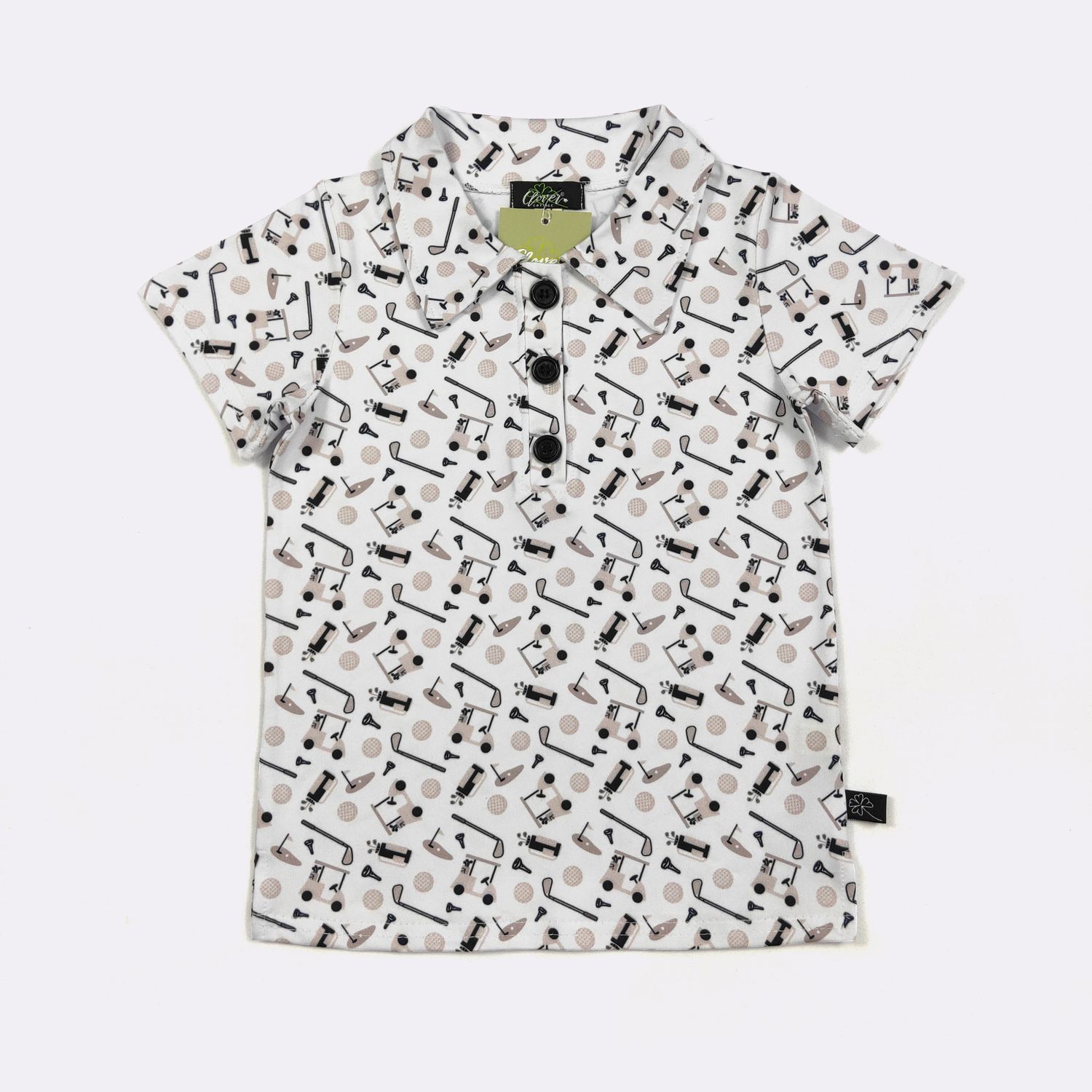 Par for the Course Boy Collar Shirt