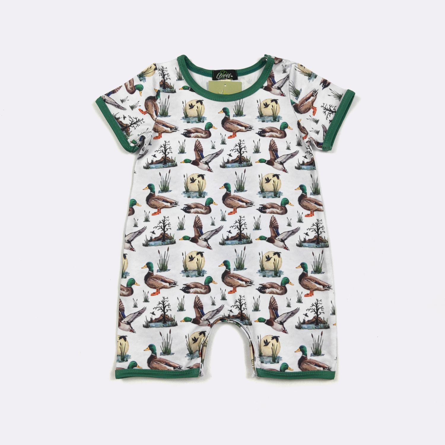 Sunset Mallard Boy Romper