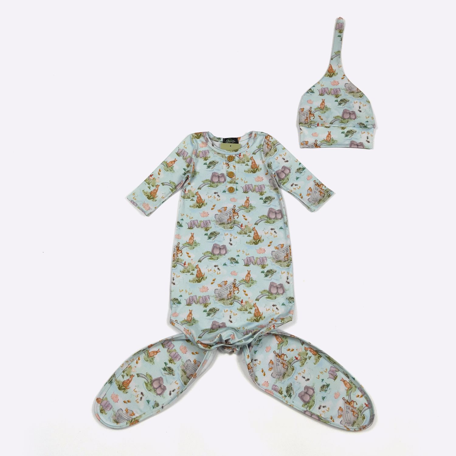 Aqua Noah Knotted Gown